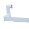 Toallero de mueble lateral sin taladros 36 cm blanco