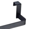 Toallero de mueble lateral sin taladros 36 cm negro