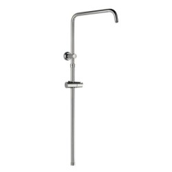 Tubo de columna de ducha RAPID con soporte de pared ajustable