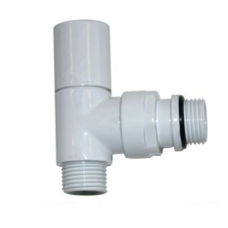 Llave para radiador secatoallas para cobre y multicapa blanco