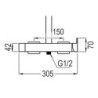 Grifo monomando columna CHEROKEE