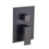 Grifo monomando empotrar ducha CHEROKEE BLACK pared