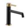 Grifo monomando de lavabo OSLO Black ORO